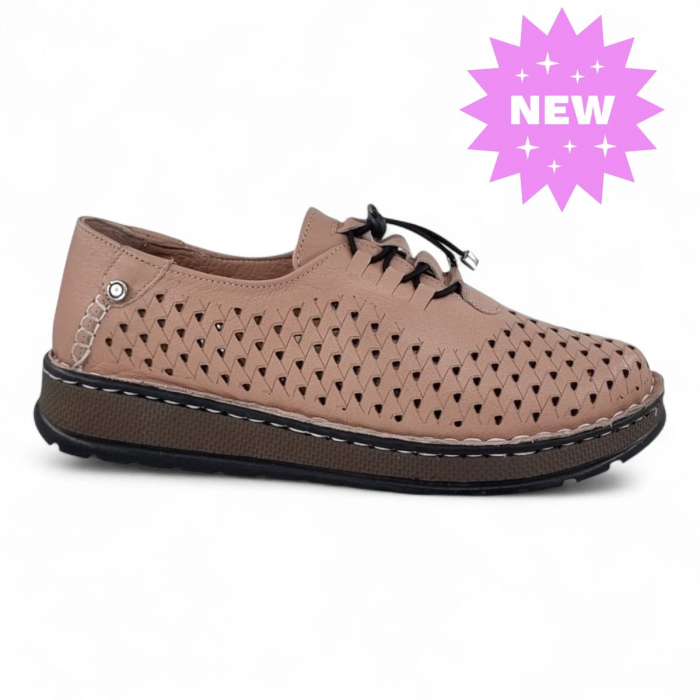 Pantofi Damă Casual Confort Din Piele Naturală 5329 [1]