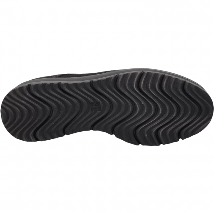 Pantofi Damă Casual Din Piele Naturală Neagră 5047 [6]