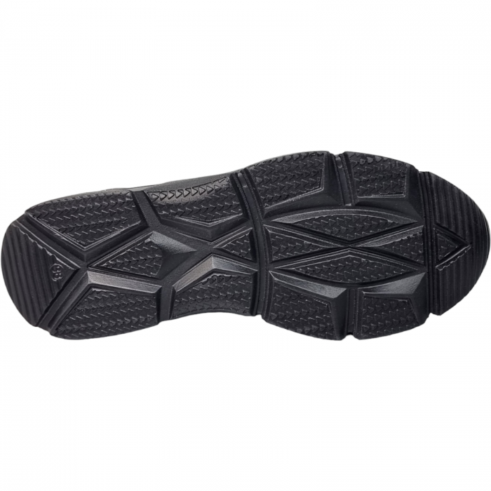 Pantofi Damă Casual Confort Din Piele Naturală Neagră 5077 [6]