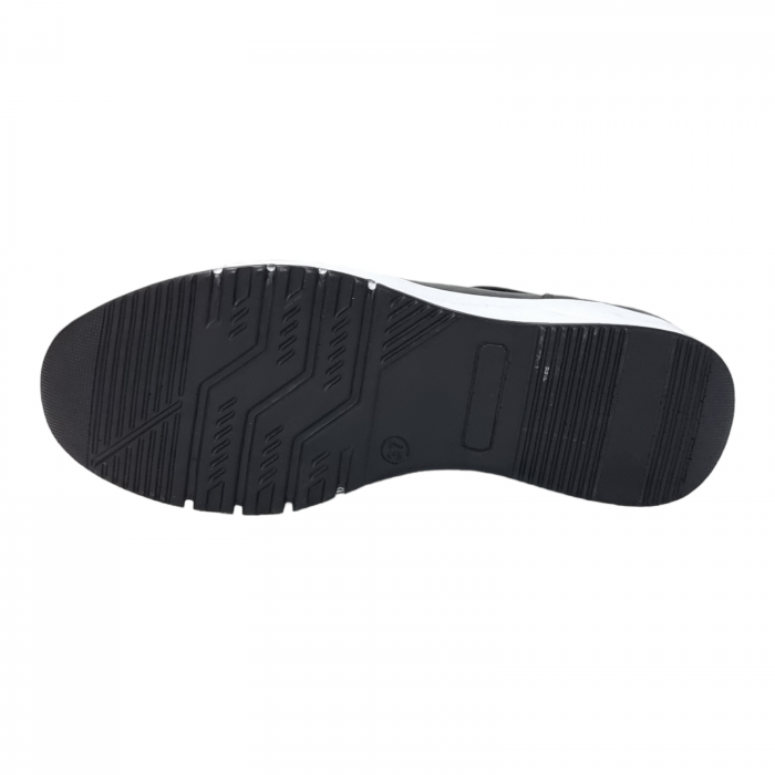 Pantofi Damă Casual Confort Din Piele Naturală Neagră 5098 [7]