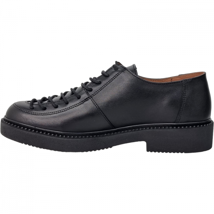 Pantofi Damă Casual Confort Din Piele Naturală Neagră 5082 [2]
