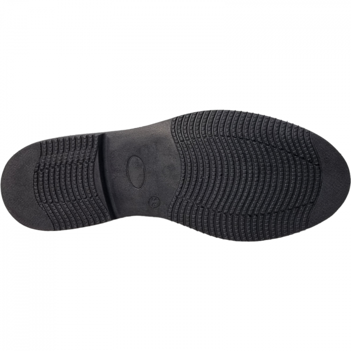 Pantofi Damă Casual Confort Din Piele Naturală Neagră 5082 [6]