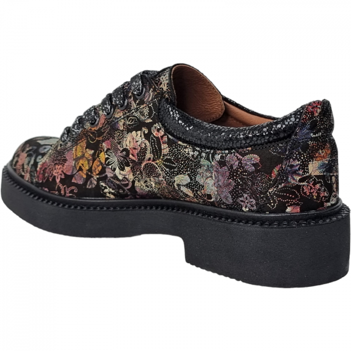 Pantofi Damă Casual Confort Din Piele Naturală Neagră 5085 [4]