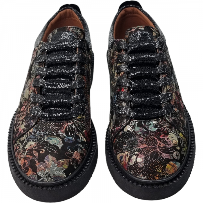 Pantofi Damă Casual Confort Din Piele Naturală Neagră 5085 [3]