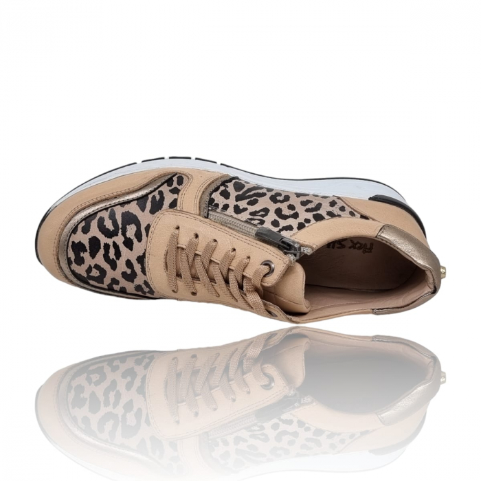 Pantofi Damă Casual Confort Din Piele Naturală Leop 5043 [5]