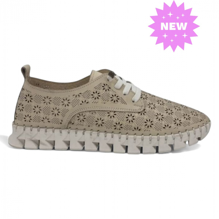 Pantofi Damă Casual Confort Din Piele Naturală 5307 [1]