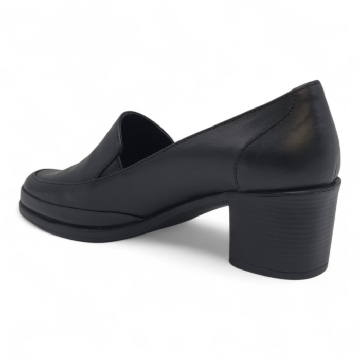 Pantofi Damă Casual Confort Din Piele Naturală Neagră 25443 [5]