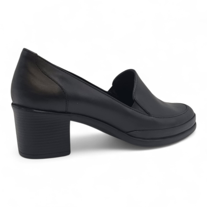 Pantofi Damă Casual Confort Din Piele Naturală Neagră 25443 [3]