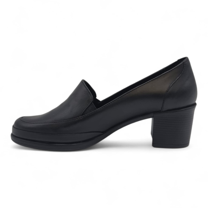 Pantofi Damă Casual Confort Din Piele Naturală Neagră 25443 [4]
