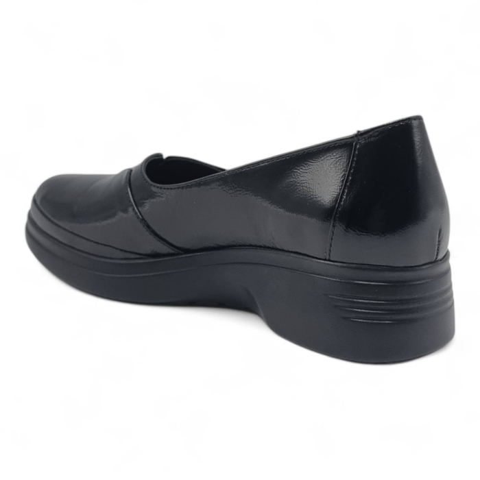 Pantofi Damă Casual Confort Din Piele Naturală Neagră 25444 [2]