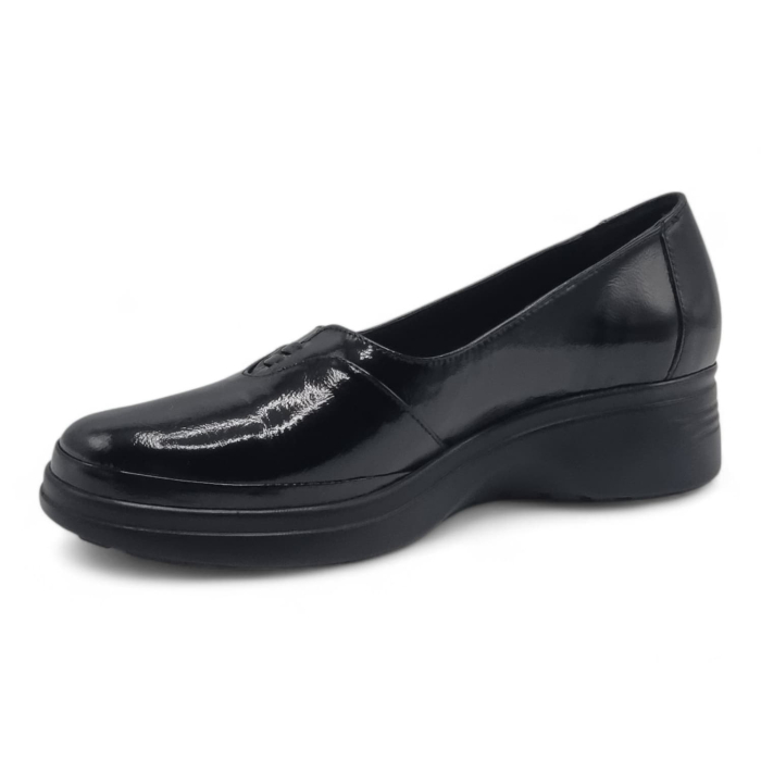 Pantofi Damă Casual Confort Din Piele Naturală Neagră 25444 [6]