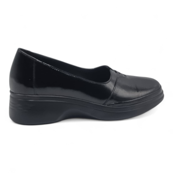 Pantofi Damă Casual Confort Din Piele Naturală Neagră 25444 [4]