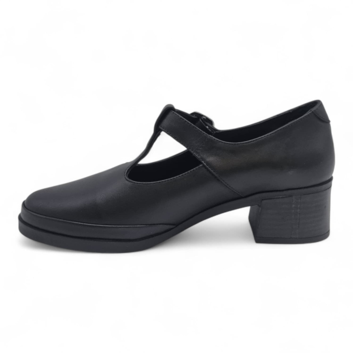 Pantofi Damă Casual Confort Din Piele Naturală Neagră 25447 [4]