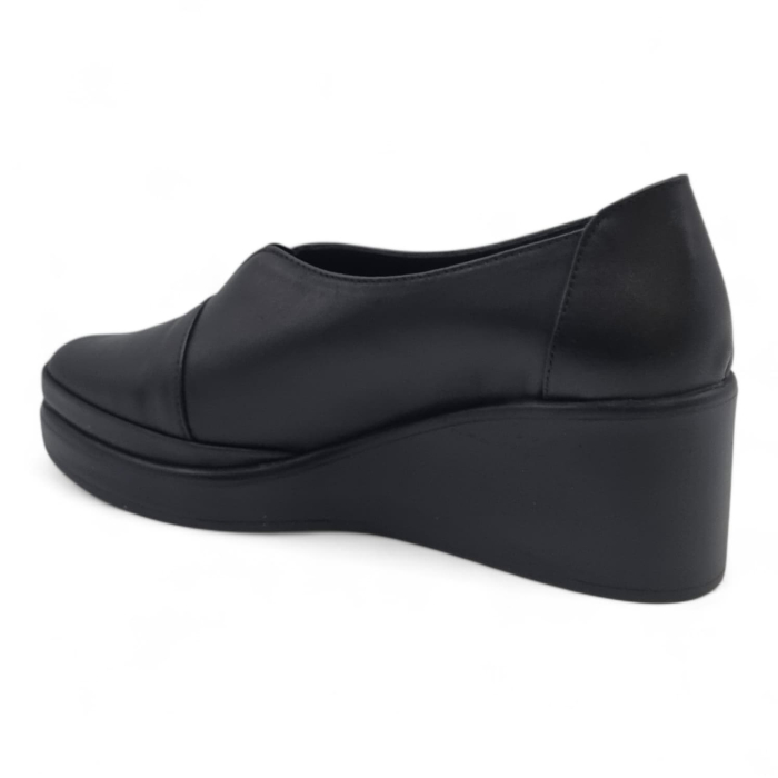 Pantofi Damă Casual Confort Din Piele Naturală Neagră 25448 [6]