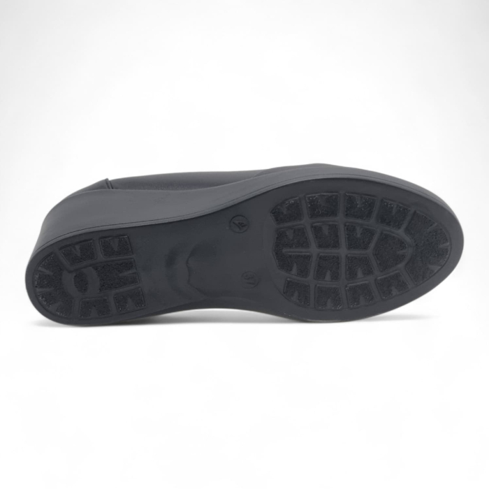 Pantofi Damă Casual Confort Din Piele Naturală Neagră 25448 [9]