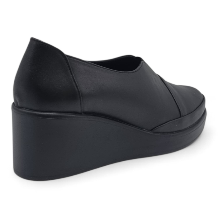 Pantofi Damă Casual Confort Din Piele Naturală Neagră 25448 [4]