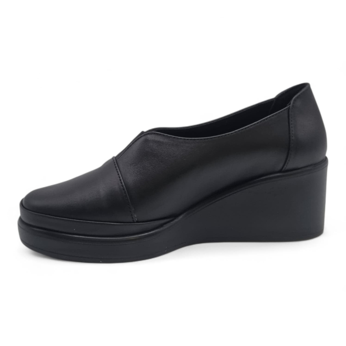 Pantofi Damă Casual Confort Din Piele Naturală Neagră 25448 [5]
