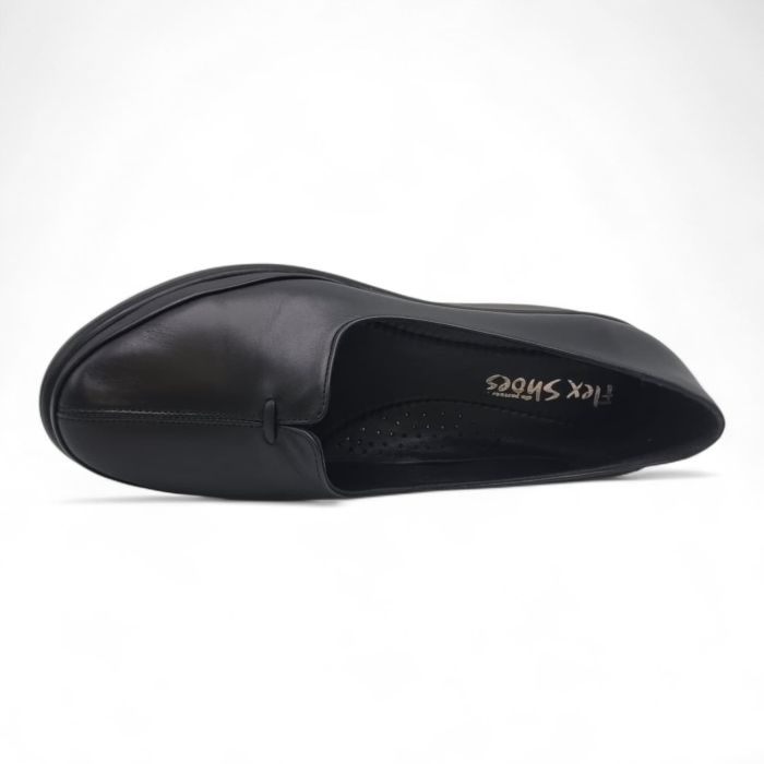 Pantofi Damă Casual Confort Din Piele Naturală Neagră 25449 [5]