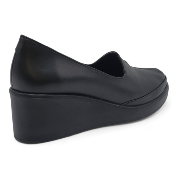 Pantofi Damă Casual Confort Din Piele Naturală Neagră 25449 [3]