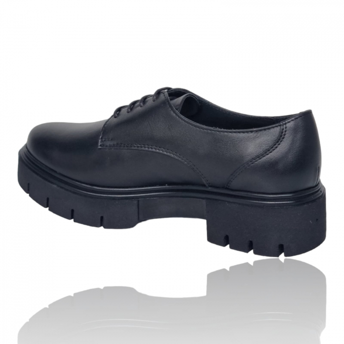 Pantofi Damă Casual Confort Din Piele Naturală Neagră 5071 [6]