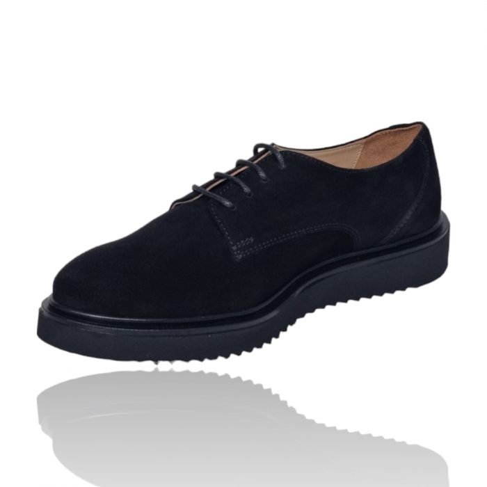Pantofi Damă Casual Confort Din Piele Naturală Neagră 5069 [3]