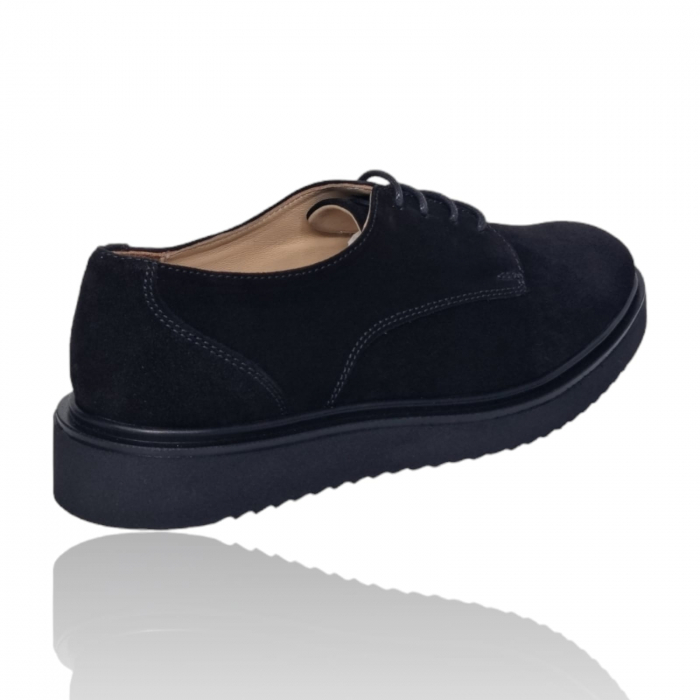 Pantofi Damă Casual Confort Din Piele Naturală Neagră 5069 [6]