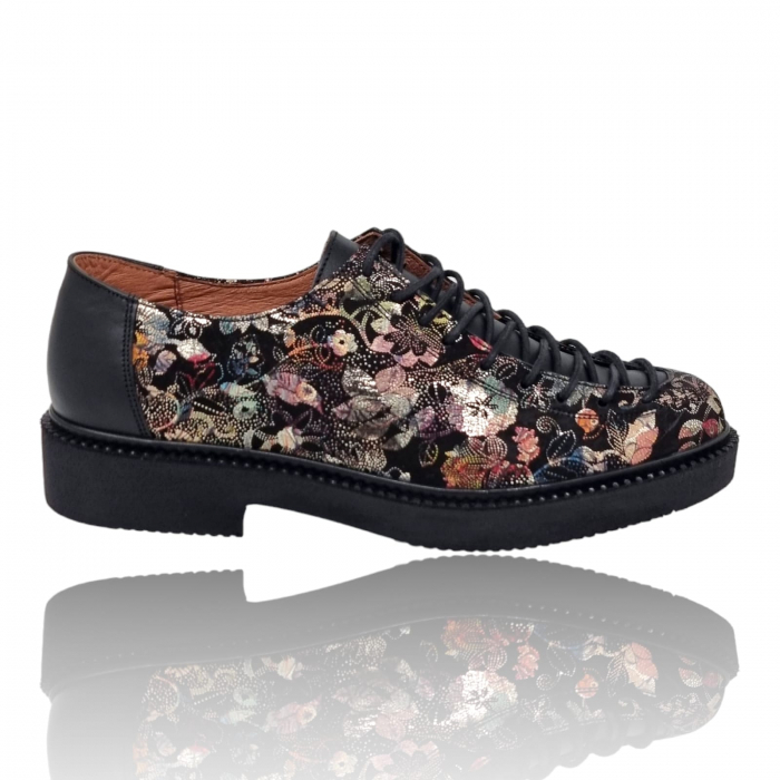 Pantofi Damă Casual Confort Din Piele Naturală Neagră 5085 [1]