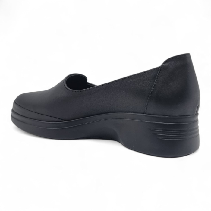Pantofi Damă Casual Confort Din Piele Naturală Neagră 25439 [7]