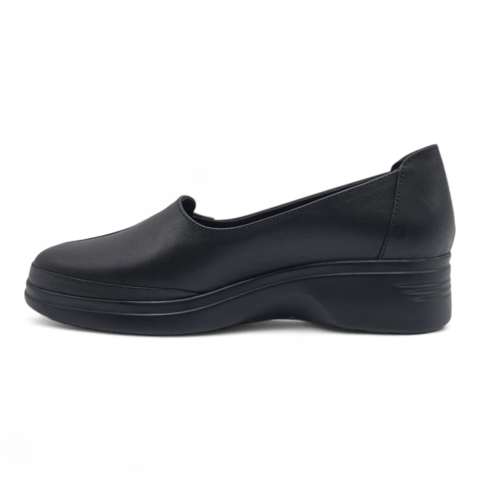 Pantofi Damă Casual Confort Din Piele Naturală Neagră 25439 [5]