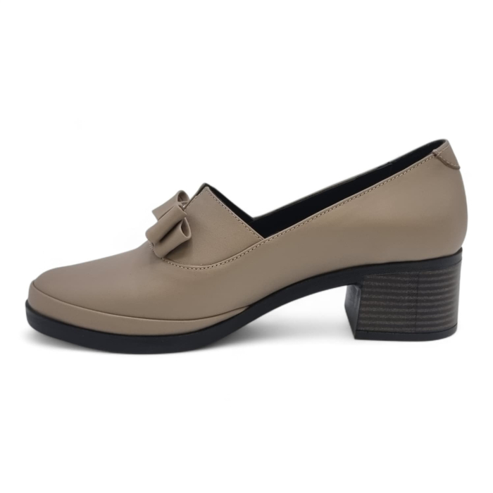 Pantofi Damă Casual Confort Din Piele Naturală Vizon 25446 [4]