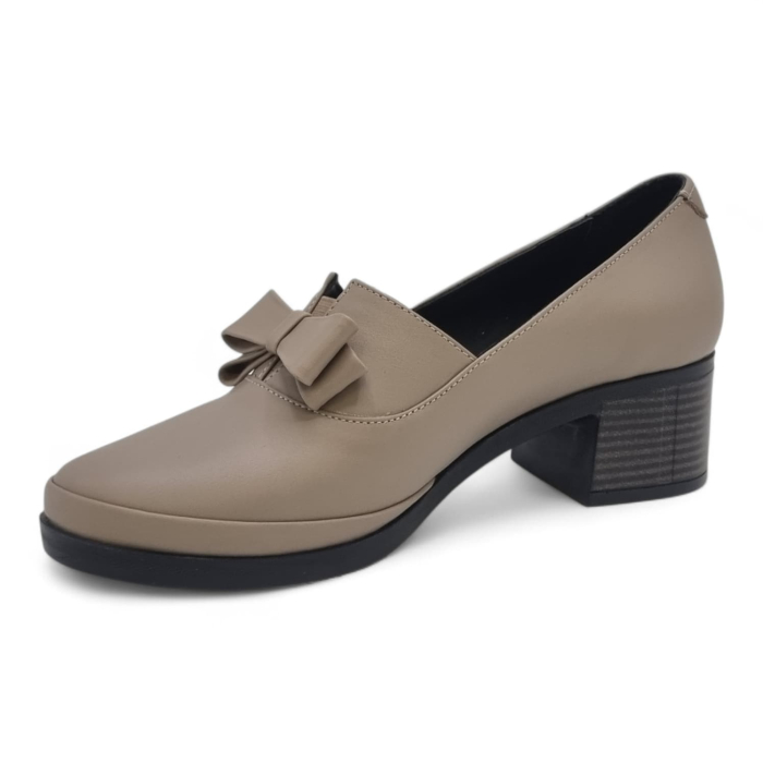 Pantofi Damă Casual Confort Din Piele Naturală Vizon 25446 [5]
