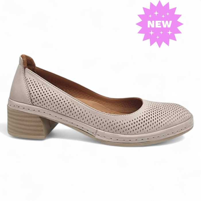 Pantofi Damă Casual Confort Din Piele Naturală Vizon 5288 [1]