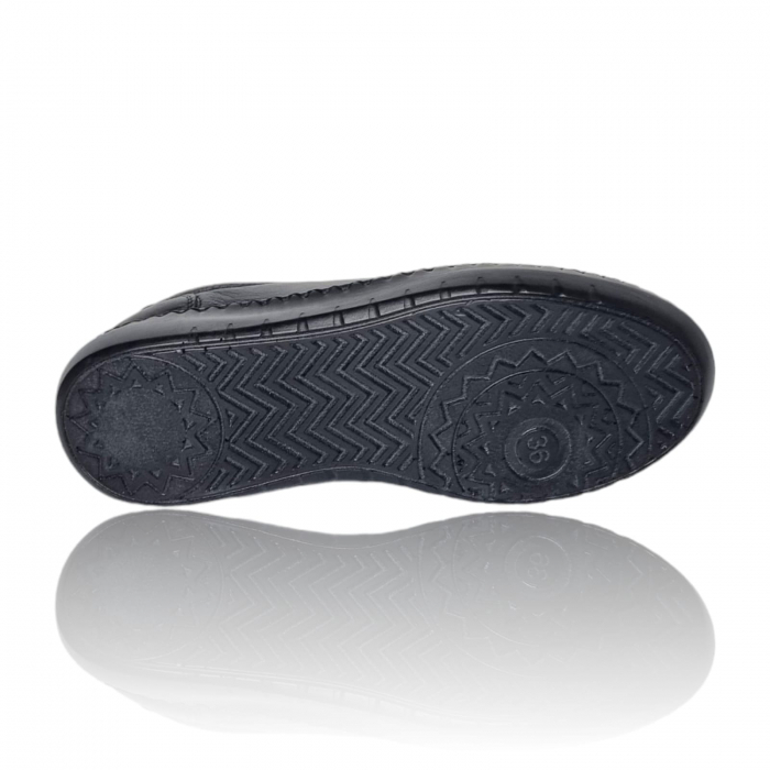 Pantofi Damă Casual Confort Din Piele Neagră 5134 [7]