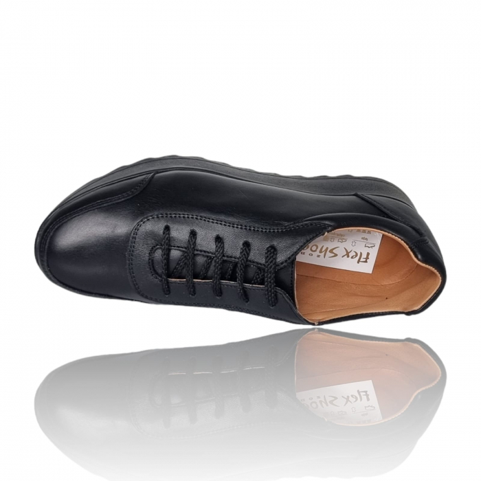 Pantofi Damă Casual Confort Din Piele Neagră 5144 [7]