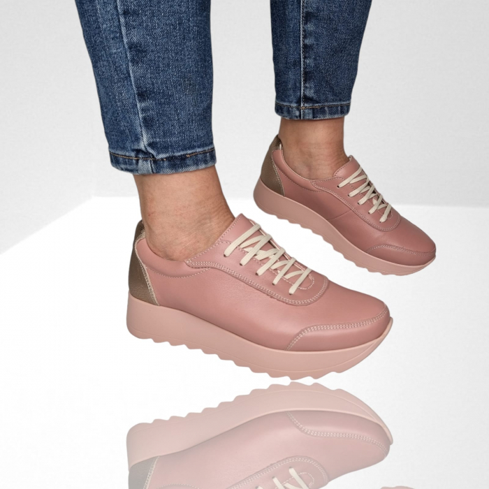 Pantofi Damă Casual Confort Din Piele 5145 [5]