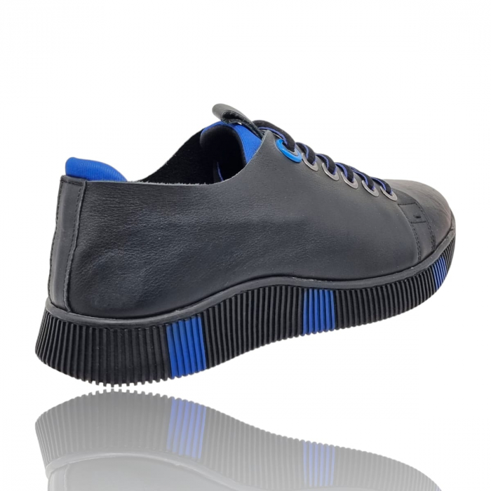 Pantofi Damă Casual Confort Din Piele Negru 5120 [4]