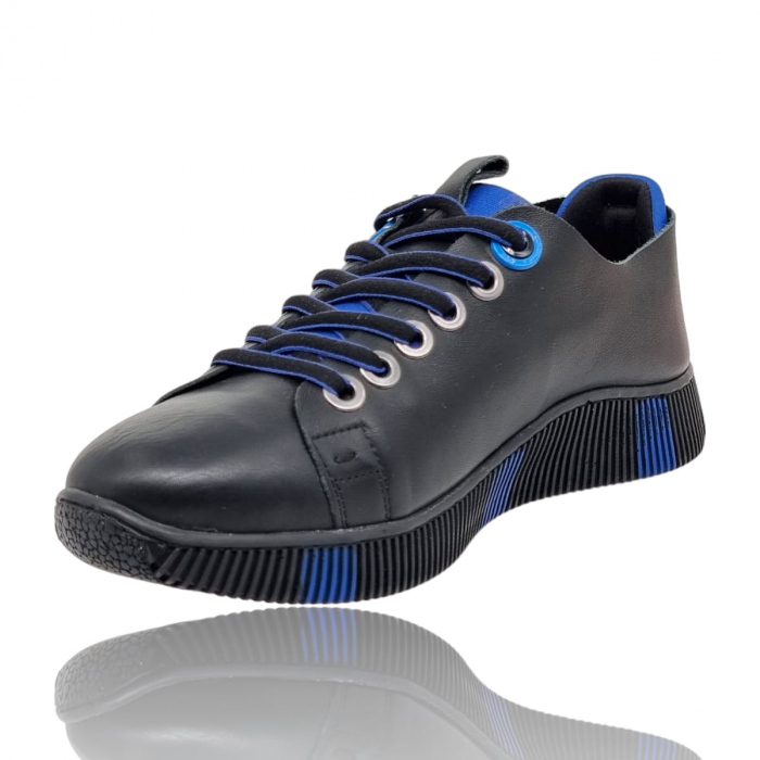 Pantofi Damă Casual Confort Din Piele Negru 5120 [2]