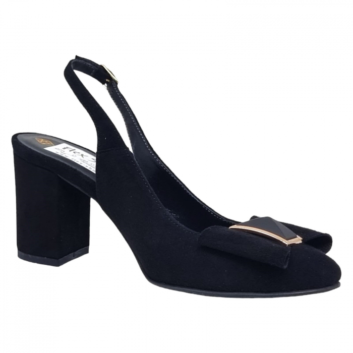 Pantofi Damă Eleganți Din Piele Naturală 15015 [2]