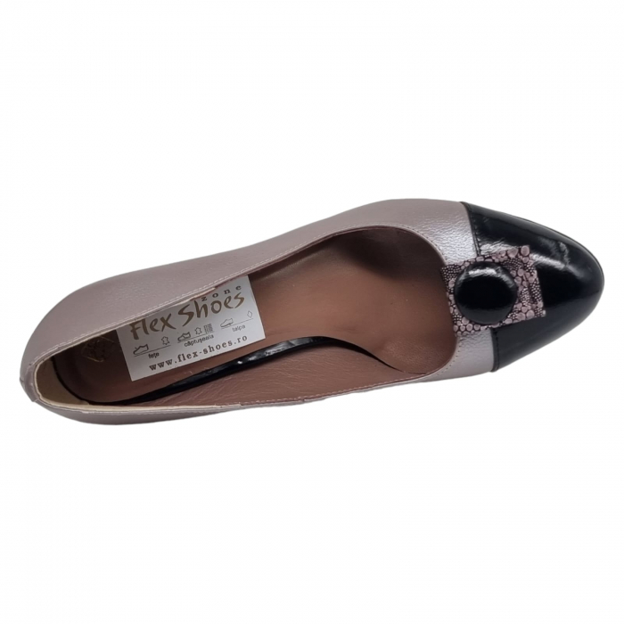 Pantofi Damă Eleganți Din Piele Naturală 15033 [3]