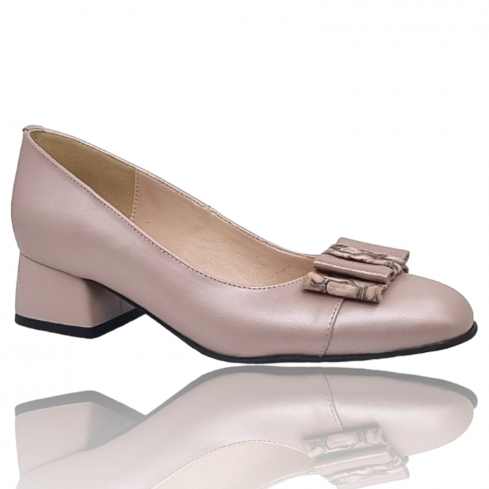 Pantofi Damă Eleganți Din Piele Naturală Cappuccino15036 [3]