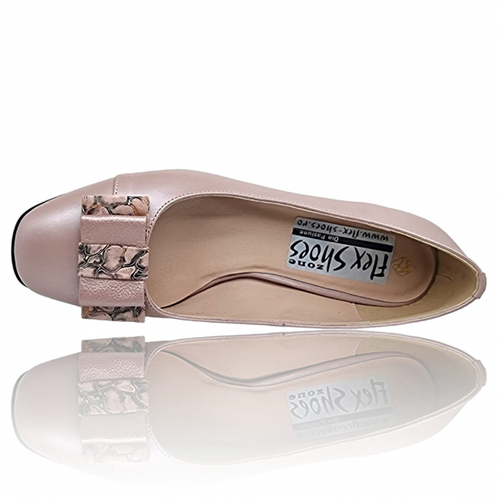 Pantofi Damă Eleganți Din Piele Naturală Cappuccino15036 [7]