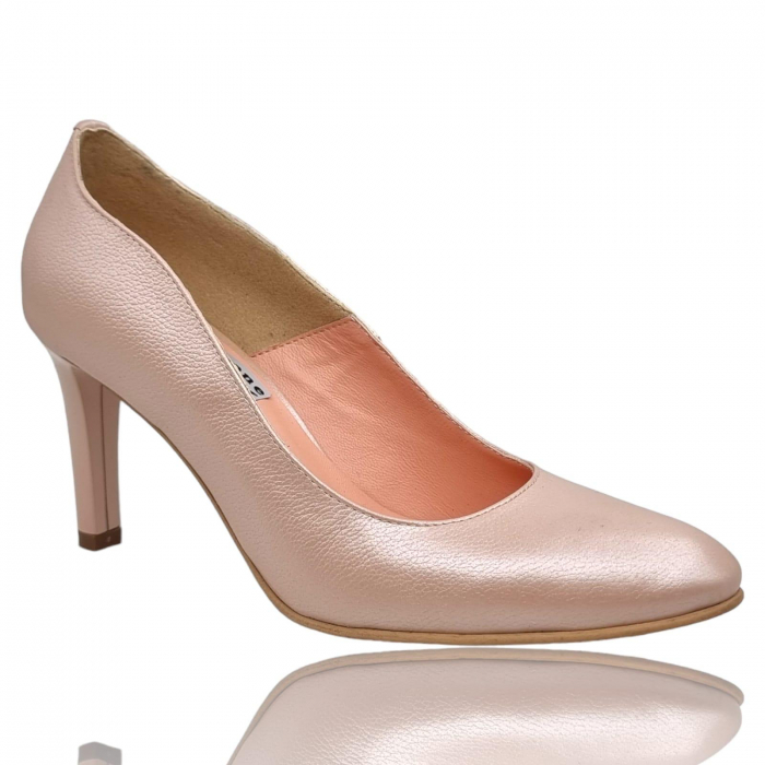 Pantofi Damă Eleganți Din Piele Naturală Nude 15043 [6]