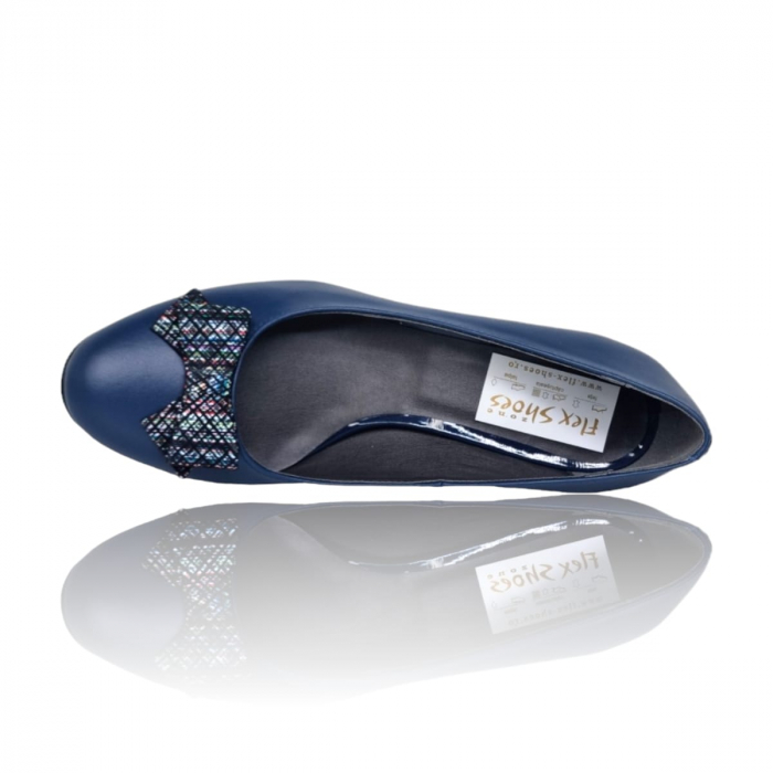 Pantofi Damă Eleganți Din Piele Naturală Blue 5068 [4]