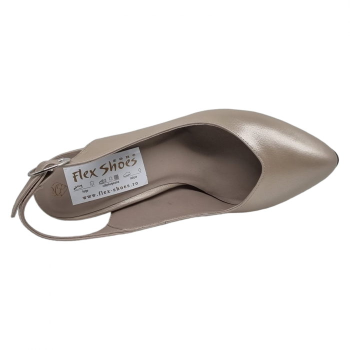 Pantofi Damă Eleganți Din Piele Naturală 15079 [4]