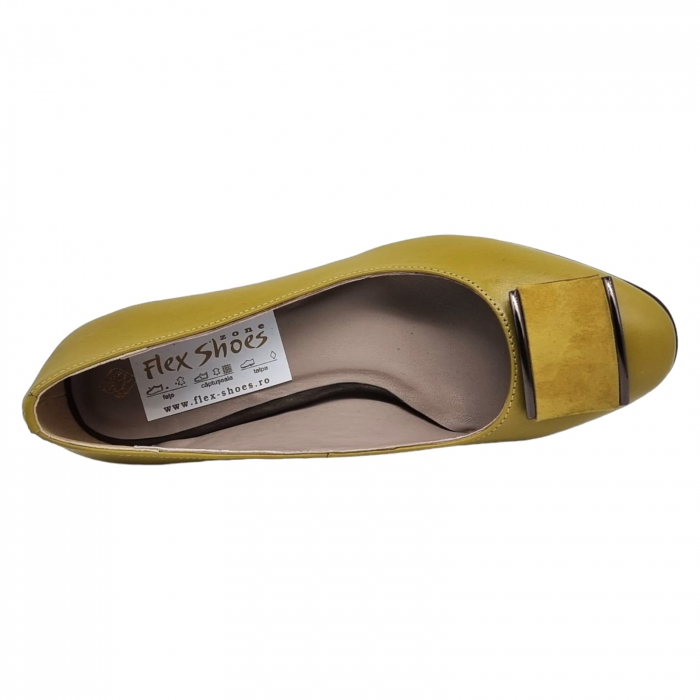 Pantofi Damă Eleganți Din Piele Naturală 15088 [4]