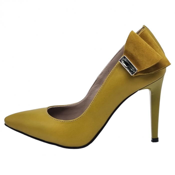 Pantofi Damă Eleganți Din Piele Naturală 15099 [2]