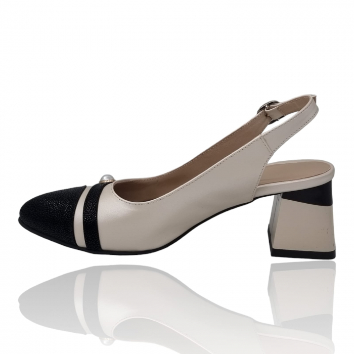 Pantofi Damă Eleganți Din Piele Naturală 16010 [2]