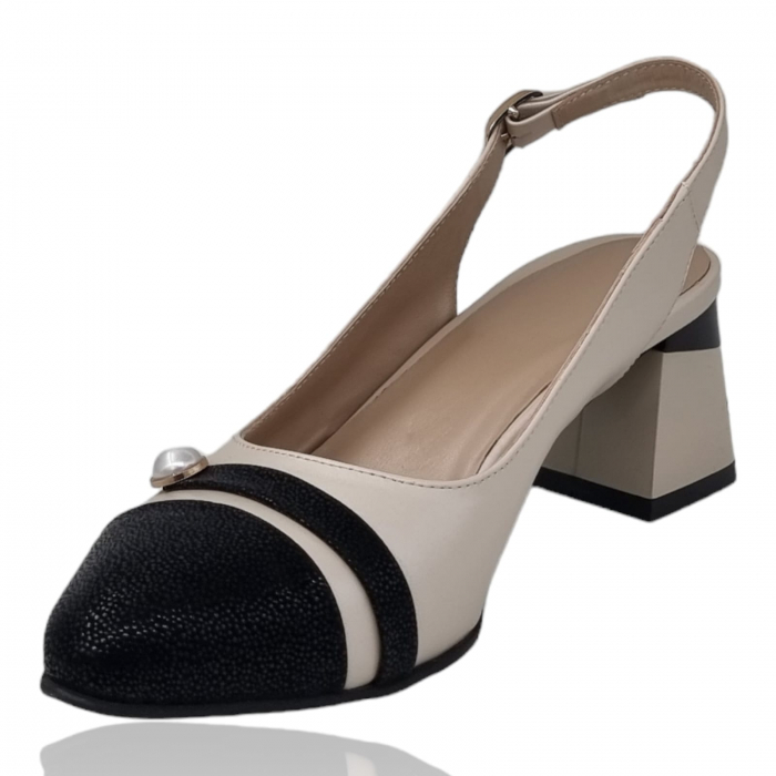 Pantofi Damă Eleganți Din Piele Naturală 16010 [3]