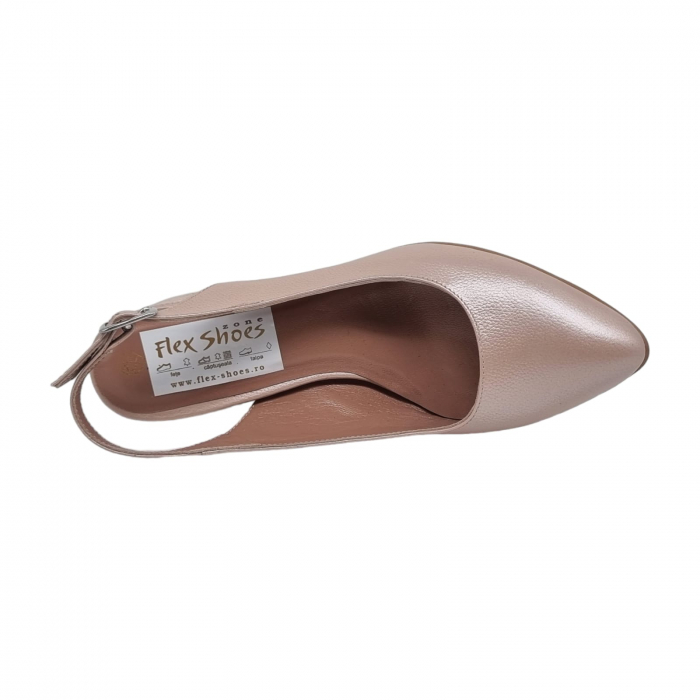 Pantofi Damă Eleganți Din Piele Naturală 16011 [4]