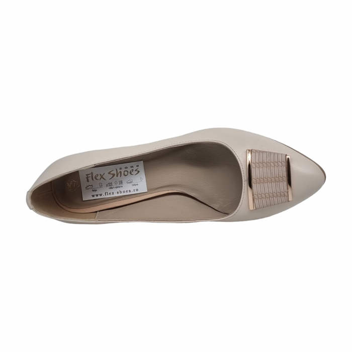 Pantofi Damă Eleganți Din Piele Naturală 16012 [4]